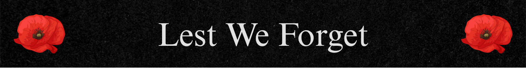Lest We Forget (1)